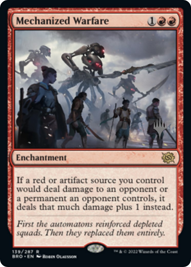 Mechanized Warfare (Promo Pack) [The Brothers' War Promos] | Odin's Place