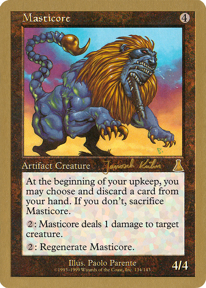 Masticore (Janosch Kuhn) [World Championship Decks 2000] | Odin's Place
