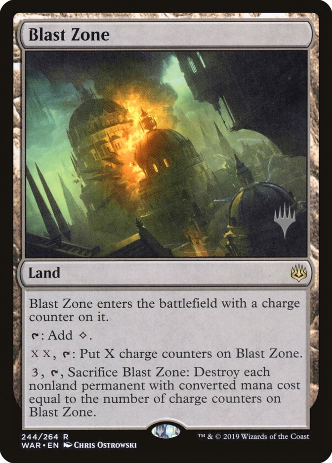 Blast Zone (Promo Pack) [War of the Spark Promos] | Odin's Place