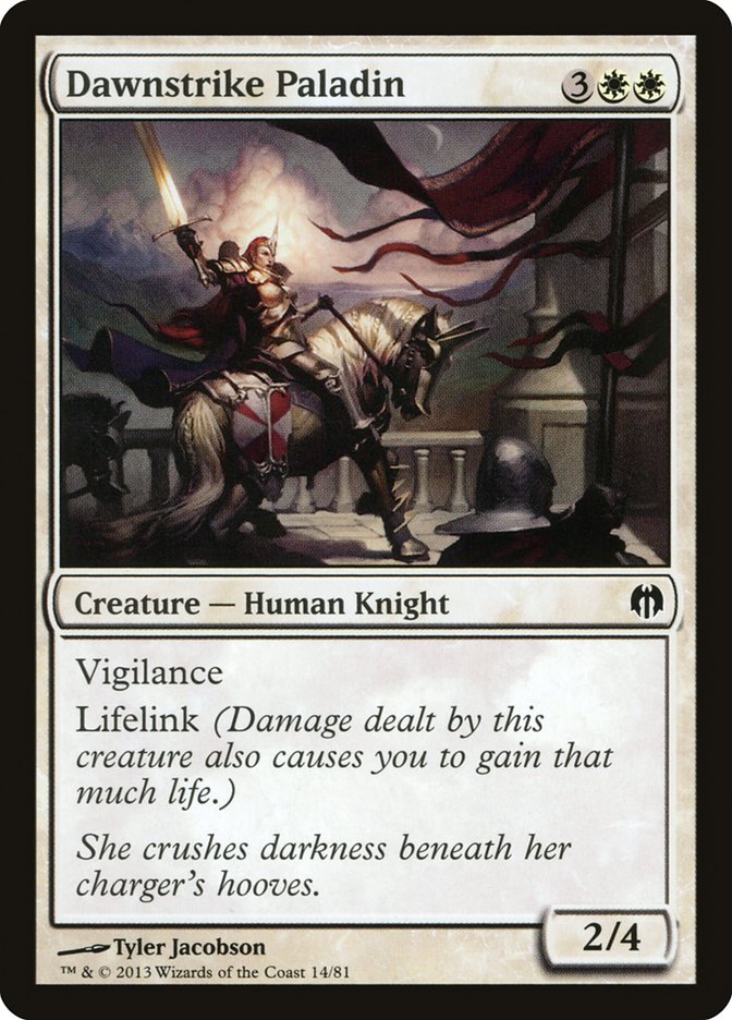 Dawnstrike Paladin (14) [Duel Decks: Heroes vs. Monsters] | Odin's Place