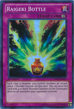 Raigeki Bottle [BPW2-EN091] Super Rare | Odin's Place