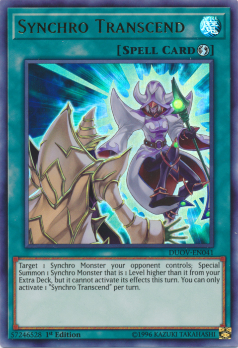Synchro Transcend [DUOV-EN041] Ultra Rare | Odin's Place