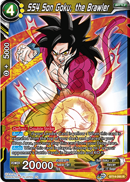 SS4 Son Goku, the Brawler (BT14-095) [Cross Spirits] | Odin's Place