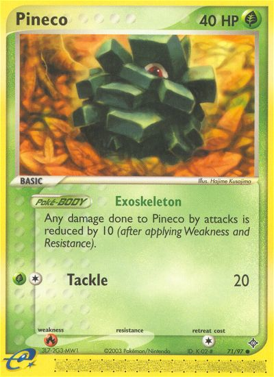 Pineco (71/97) [EX: Dragon] | Odin's Place