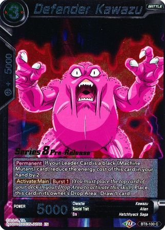 Defender Kawazu (BT8-100_PR) [Malicious Machinations Prerelease Promos] | Odin's Place