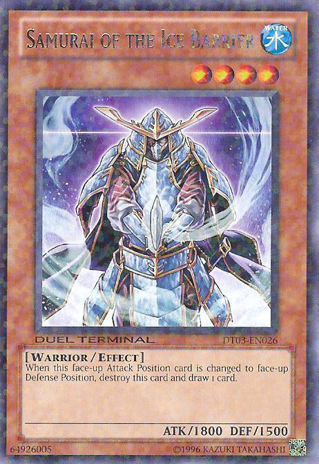 Samurai of the Ice Barrier [DT03-EN026] Rare | Odin's Place