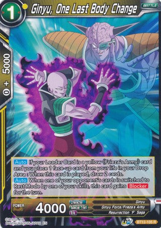 Ginyu, One Last Body Change (BT12-105) [Vicious Rejuvenation] | Odin's Place