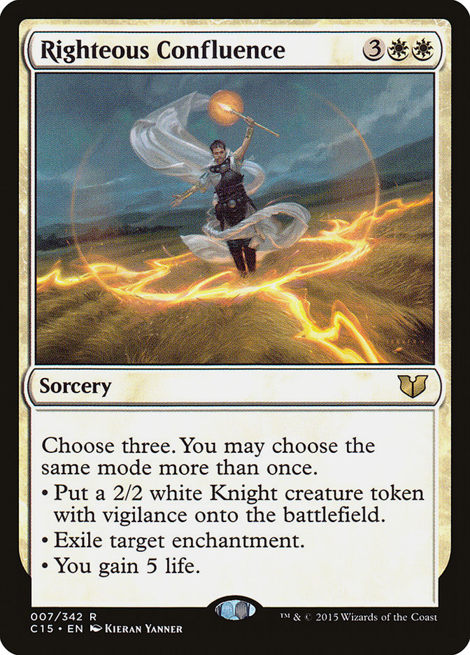Righteous Confluence (7) [Commander 2015] | Odin's Place