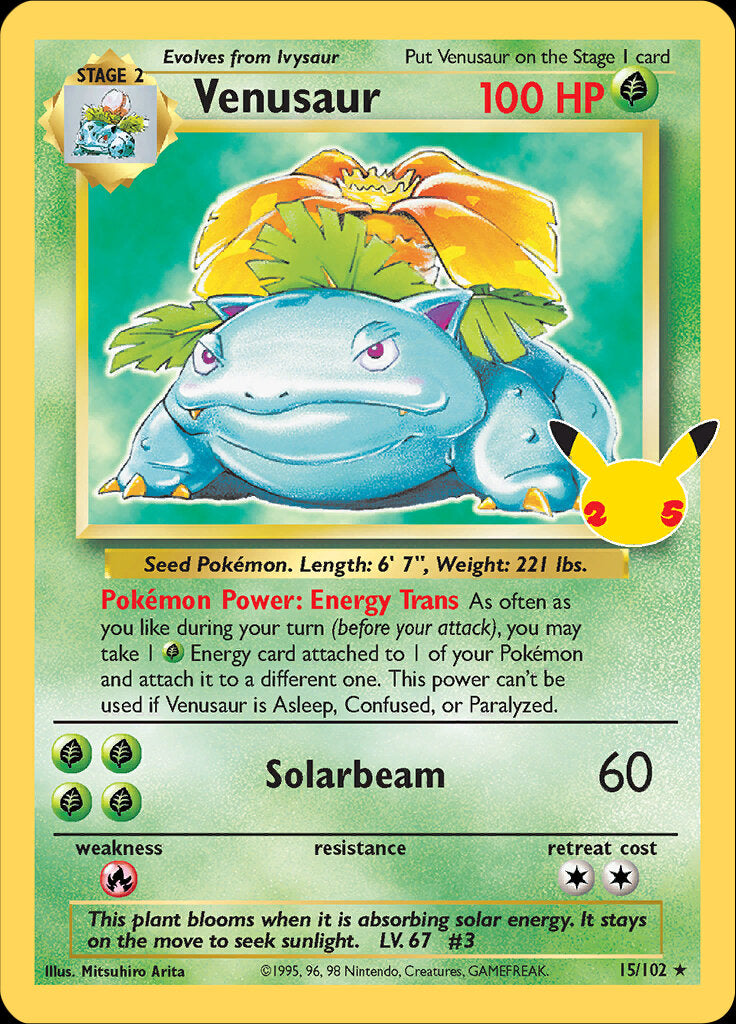 Venusaur (15/102) [Celebrations: 25th Anniversary - Classic Collection] | Odin's Place