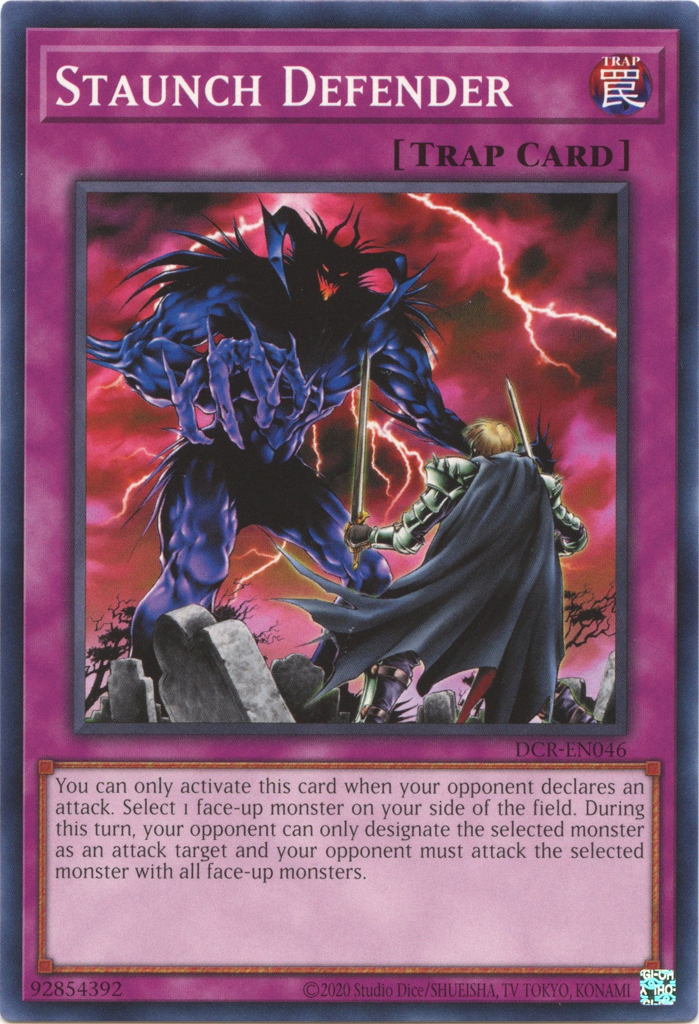 Staunch Defender (25th Anniversary) [DCR-EN046] Common | Odin's Place