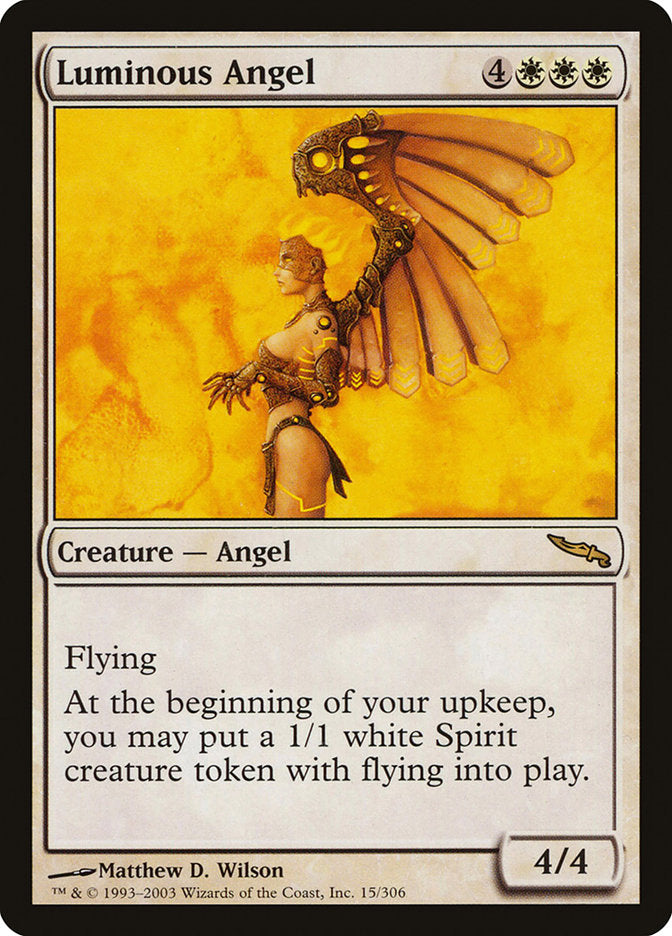 Luminous Angel (15) [Mirrodin] | Odin's Place