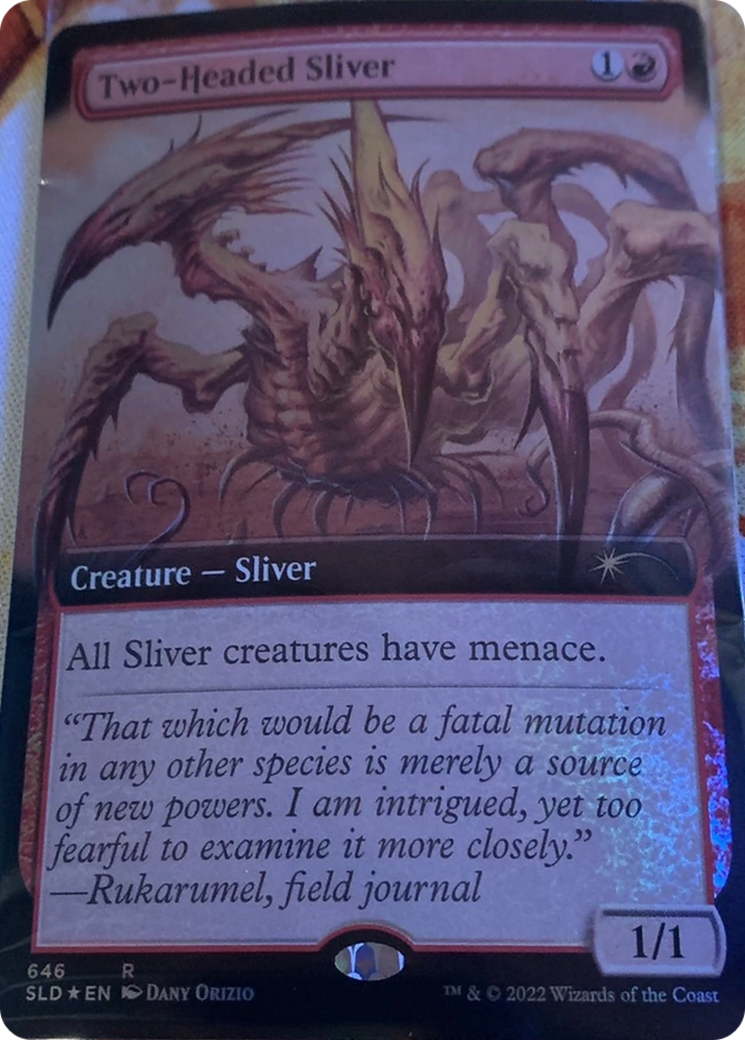 Two-Headed Sliver (Extended Art) [Secret Lair Drop Promos] | Odin's Place