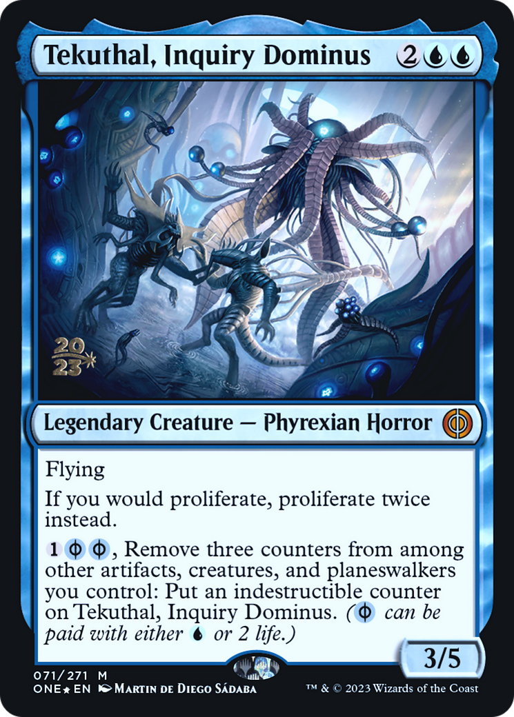 Tekuthal, Inquiry Dominus [Phyrexia: All Will Be One Prerelease Promos] | Odin's Place