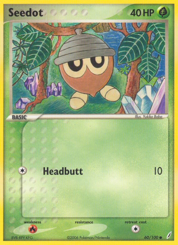 Seedot (60/100) [EX: Crystal Guardians] | Odin's Place