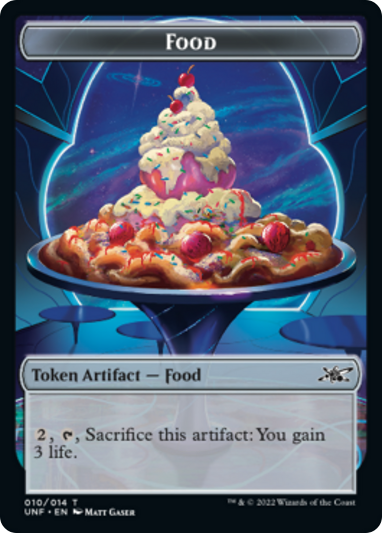 Clown Robot (002) // Food (010) Double-Sided Token [Unfinity Tokens] | Odin's Place