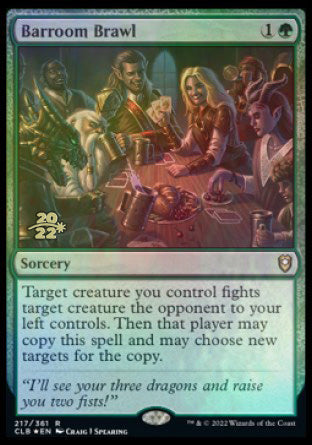 Barroom Brawl [Commander Legends: Battle for Baldur's Gate Prerelease Promos] | Odin's Place
