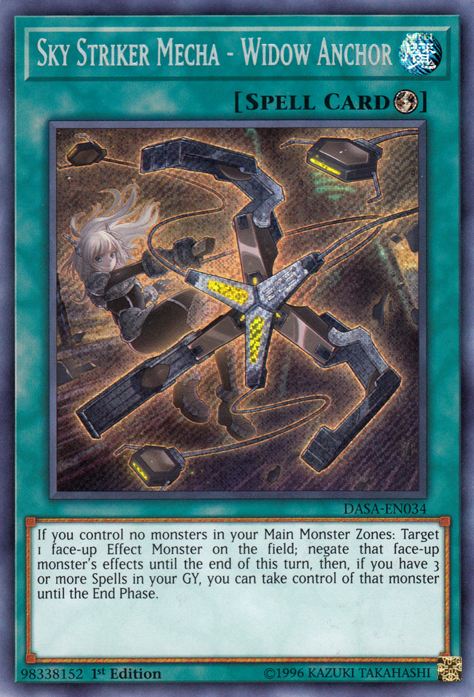 Sky Striker Mecha - Widow Anchor [DASA-EN034] Secret Rare | Odin's Place
