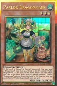 Parlor Dragonmaid [MAGO-EN023] Gold Rare | Odin's Place