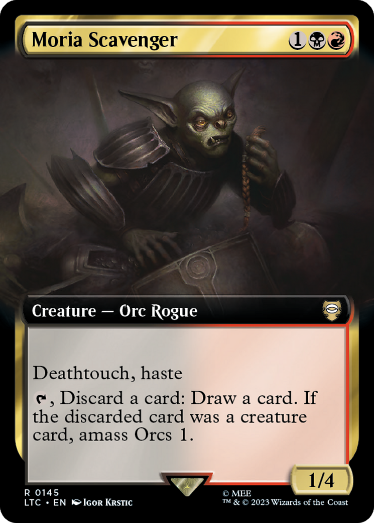 Moria Scavenger (Extended Art) [The Lord of the Rings: Tales of Middle-Earth Commander] | Odin's Place