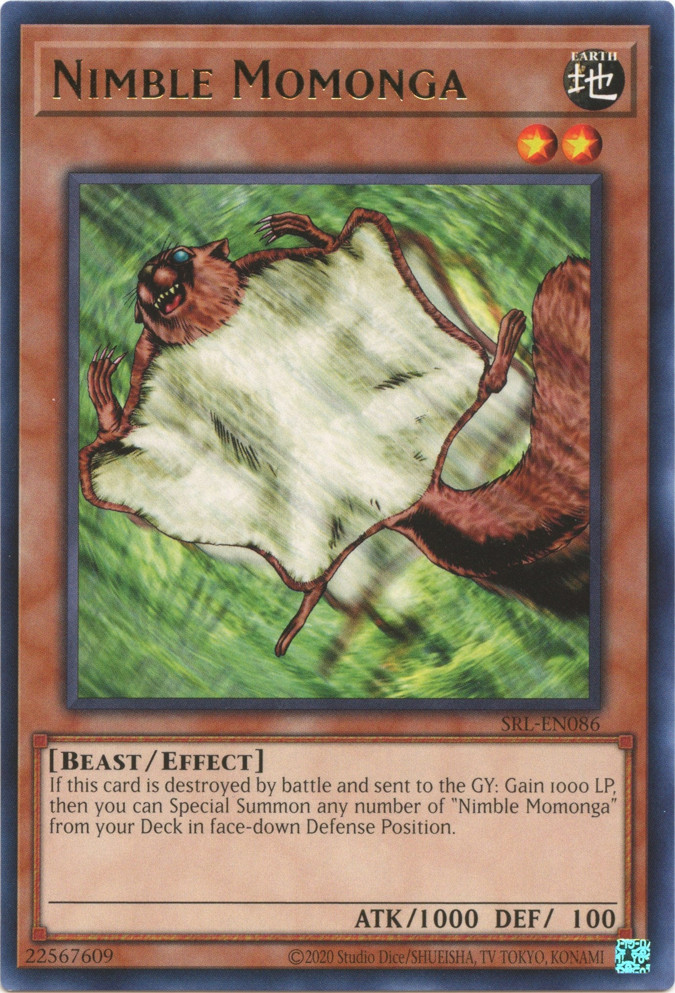 Nimble Momonga (25th Anniversary) [SRL-EN086] Rare | Odin's Place