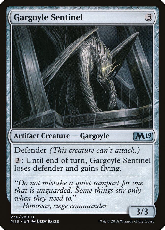 Gargoyle Sentinel (236) [Core Set 2019] | Odin's Place