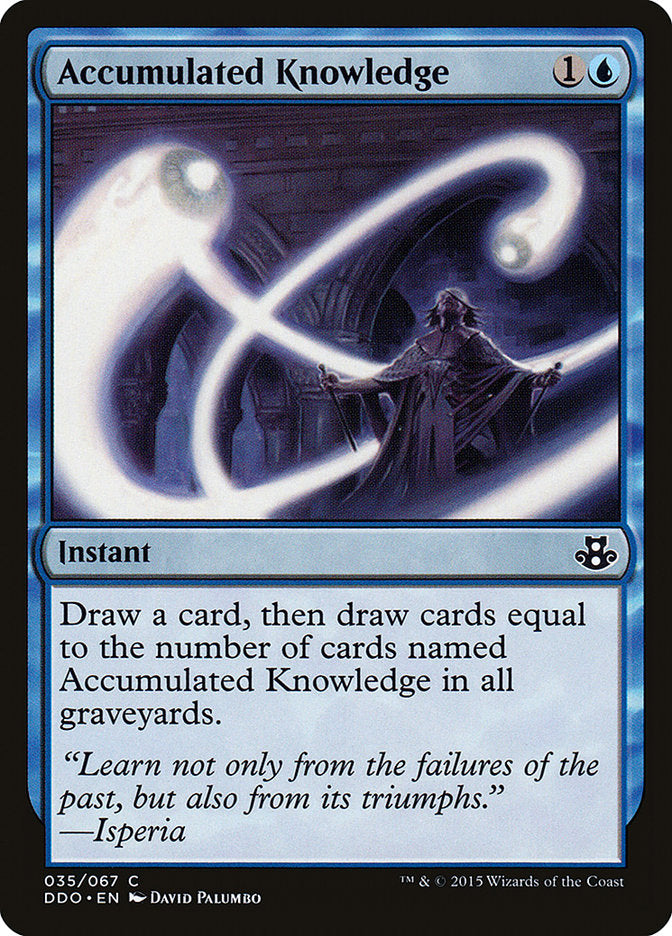 Accumulated Knowledge (35) [Duel Decks: Elspeth vs. Kiora] | Odin's Place