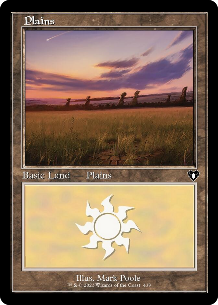 Plains (439) (Retro) [Commander Masters] | Odin's Place