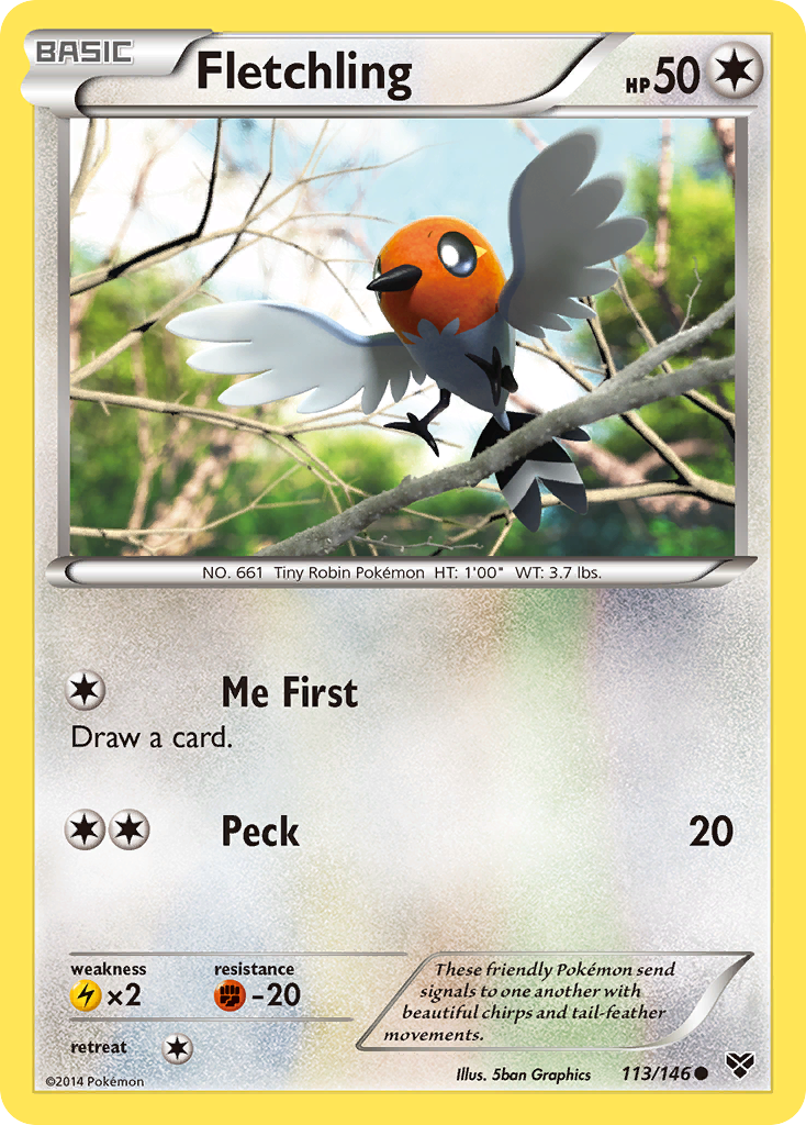 Fletchling (113/146) [XY: Base Set] | Odin's Place
