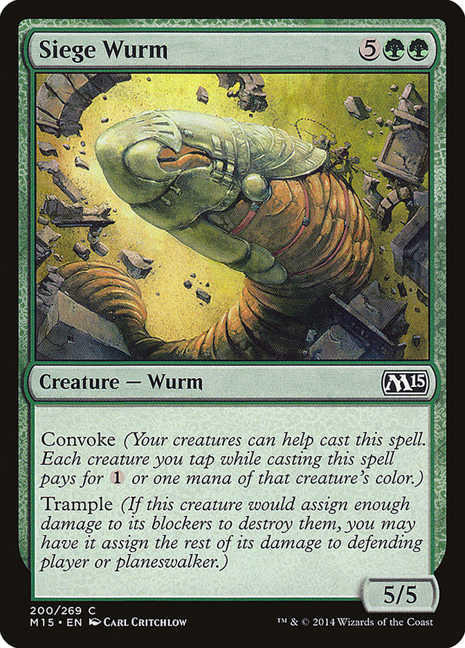 Siege Wurm (200) [Magic 2015] | Odin's Place