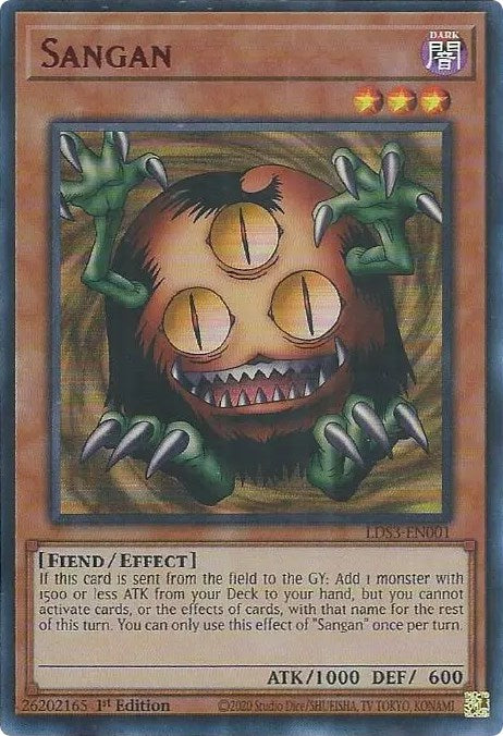 Sangan (Red) [LDS3-EN001] Ultra Rare | Odin's Place