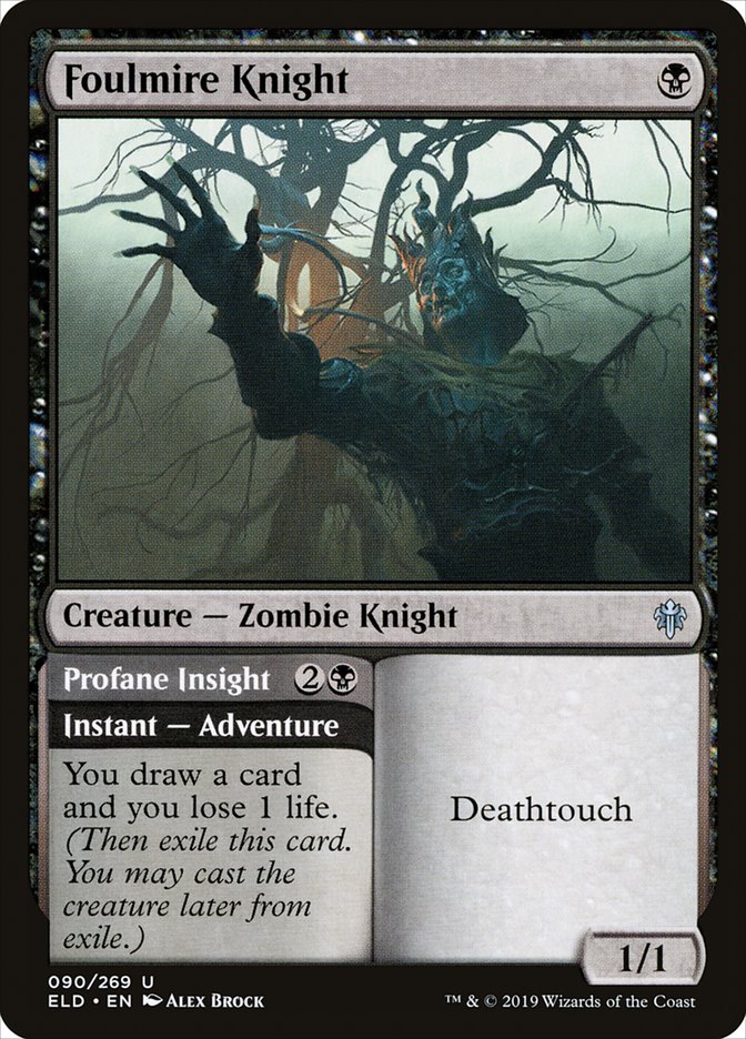 Foulmire Knight // Profane Insight [Throne of Eldraine] | Odin's Place