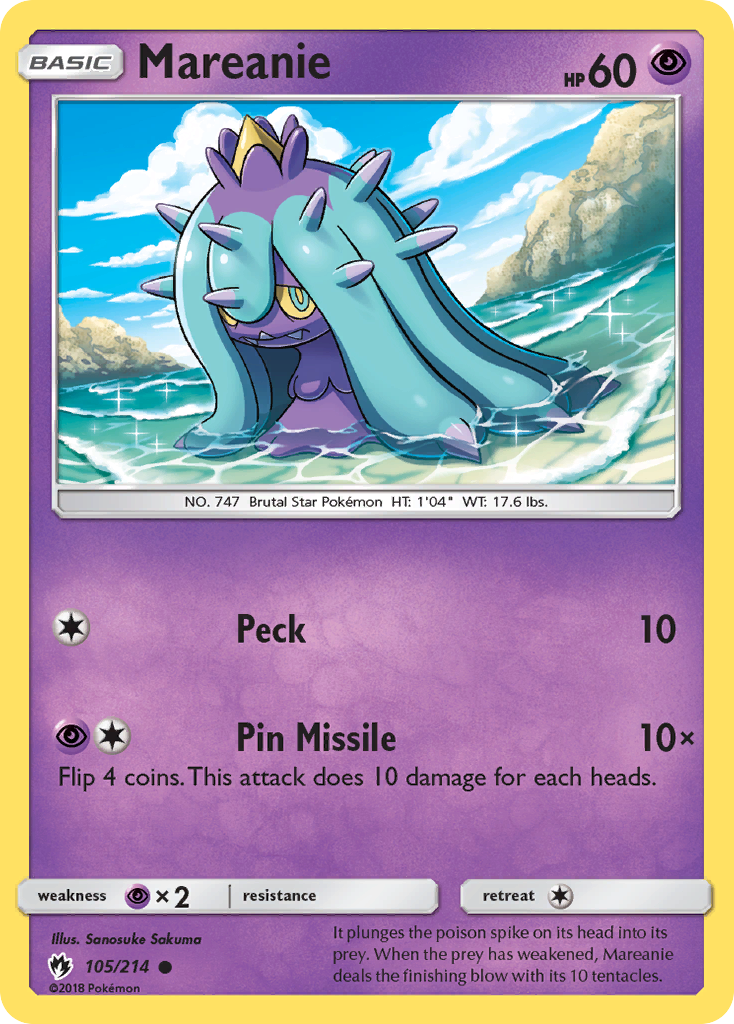 Mareanie (105/214) [Sun & Moon: Lost Thunder] | Odin's Place
