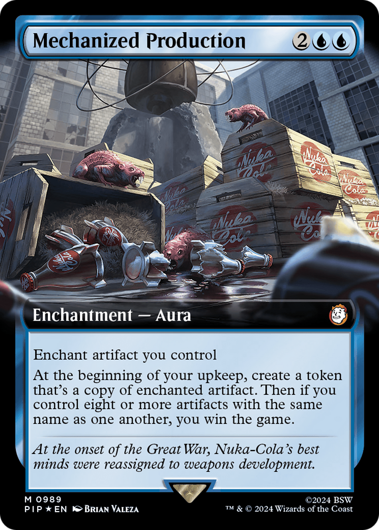 Mechanized Production (Extended Art) (Surge Foil) [Fallout] | Odin's Place