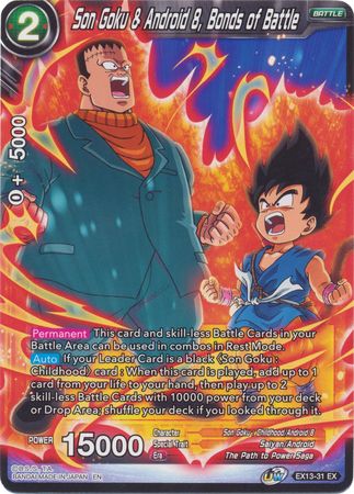 Son Goku & Android 8, Bonds of Battle (EX13-31) [Special Anniversary Set 2020] | Odin's Place