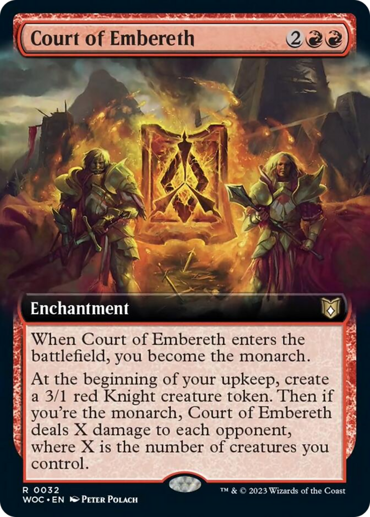Court of Embereth (Extended Art) [Wilds of Eldraine Commander] | Odin's Place