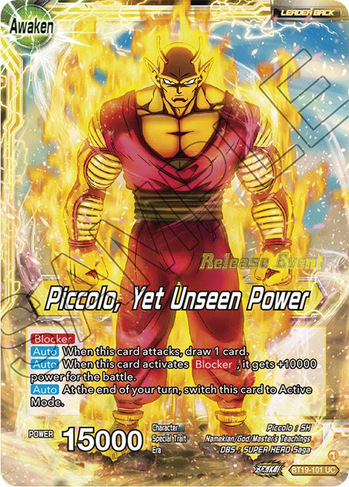 Piccolo // Piccolo, Yet Unseen Power (Fighter's Ambition Holiday Pack) (BT19-101) [Tournament Promotion Cards] | Odin's Place