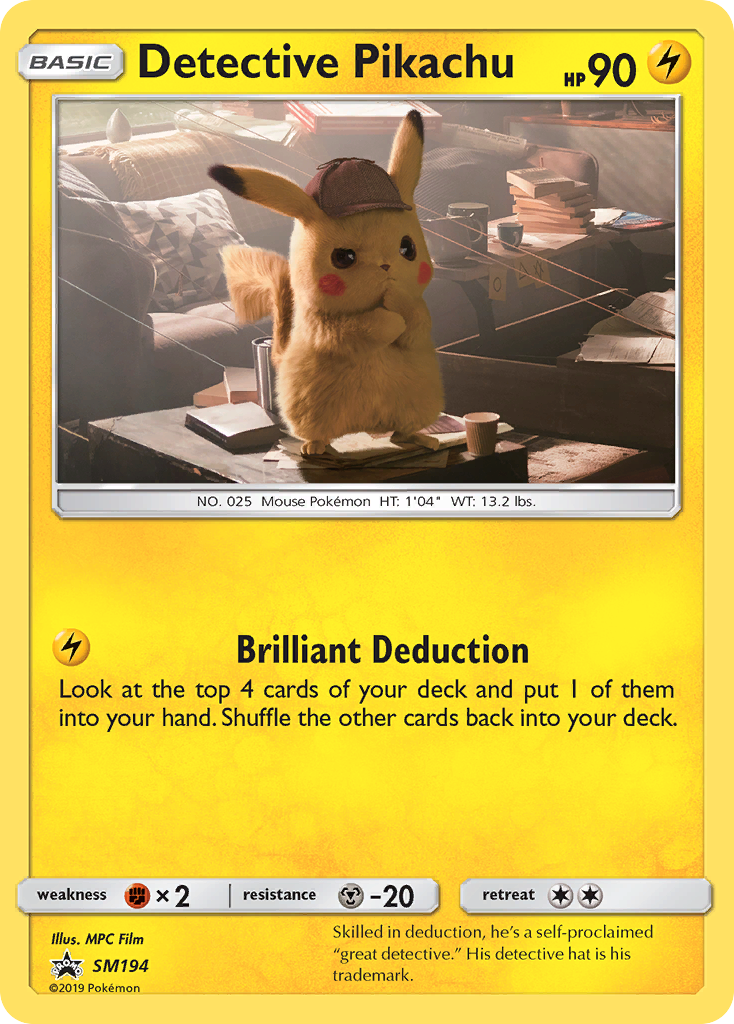 Detective Pikachu (SM194) [Sun & Moon: Black Star Promos] | Odin's Place