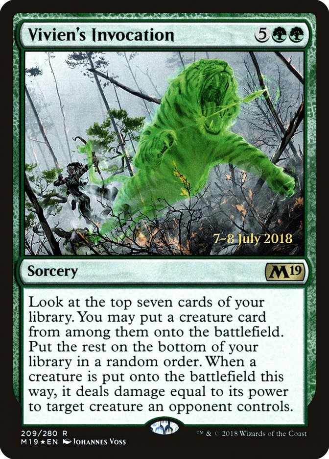 Vivien's Invocation (209) [Core Set 2019 Prerelease Promos] | Odin's Place