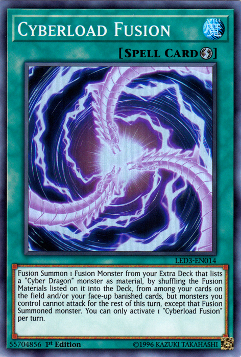 Cyberload Fusion [LED3-EN014] Super Rare | Odin's Place