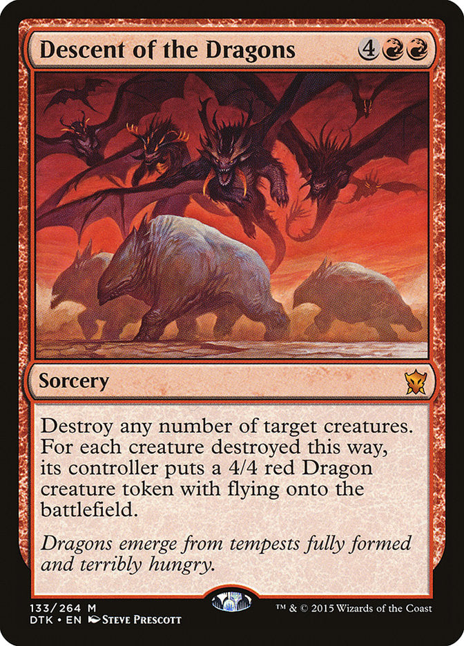 Descent of the Dragons (133) [Dragons of Tarkir] | Odin's Place
