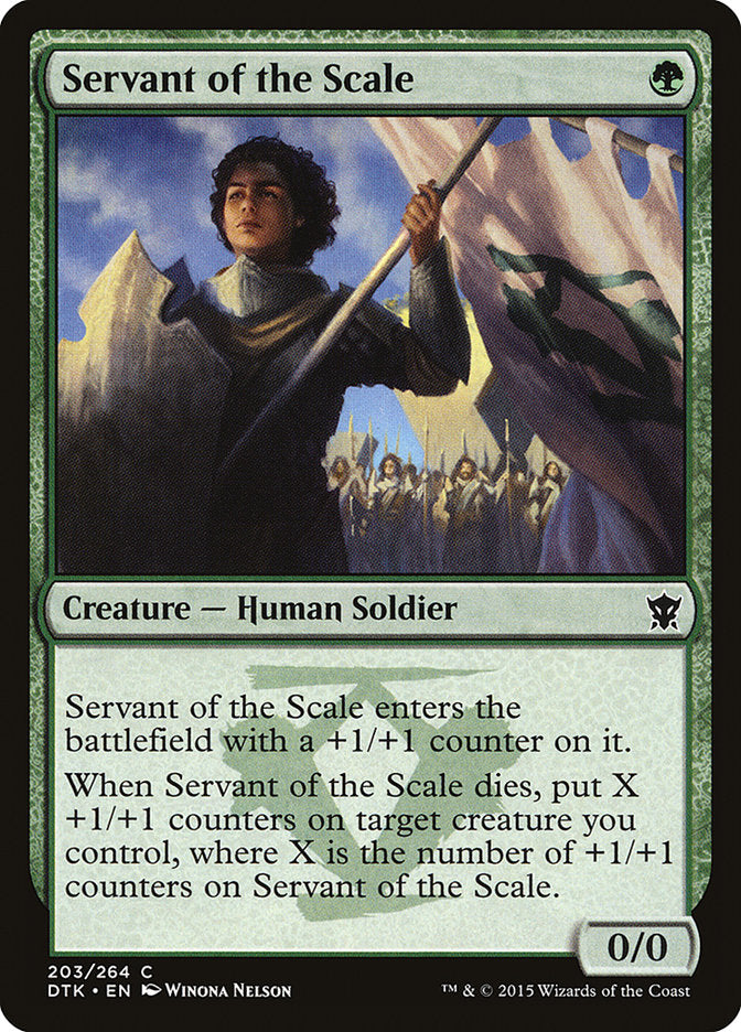 Servant of the Scale (203) [Dragons of Tarkir] | Odin's Place