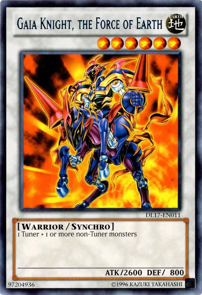 Gaia Knight, the Force of Earth (Blue) [DL17-EN011] Rare | Odin's Place