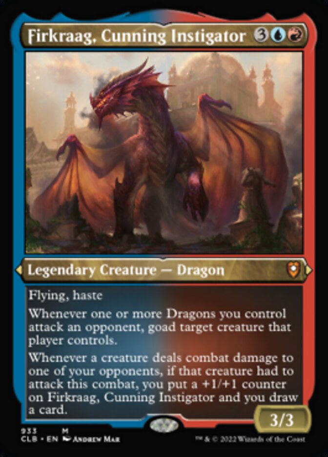 Firkraag, Cunning Instigator (Display Commander) (Foil Etched) [Commander Legends: Battle for Baldur's Gate] | Odin's Place