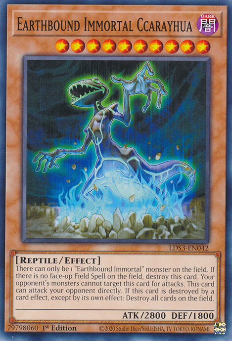 Earthbound Immortal Ccarayhua [LDS3-EN042] Common | Odin's Place