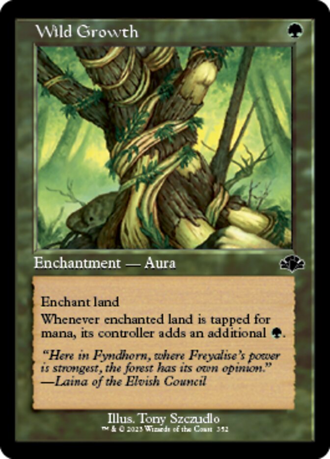 Wild Growth (Retro) [Dominaria Remastered] | Odin's Place