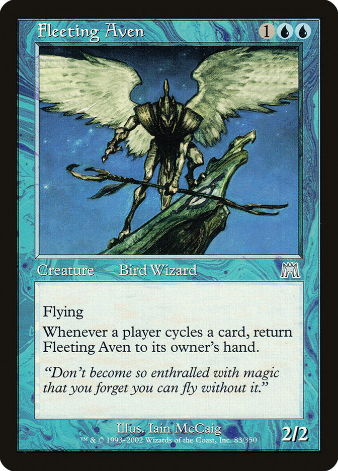 Fleeting Aven (83) [Onslaught] | Odin's Place