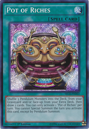 Pot of Riches [SECE-EN063] Secret Rare | Odin's Place