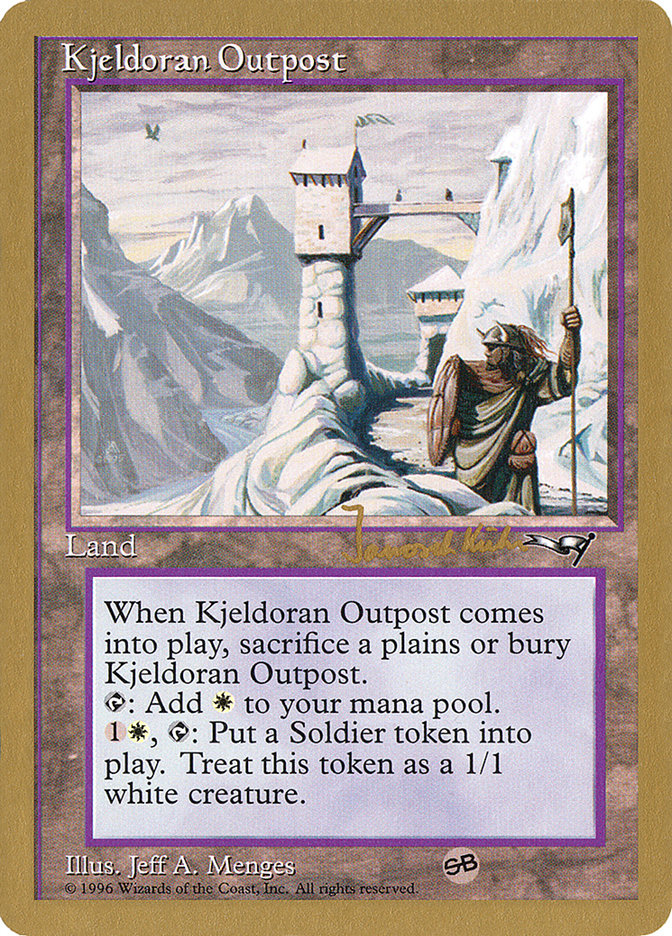 Kjeldoran Outpost (Janosch Kuhn) [World Championship Decks 1997] | Odin's Place