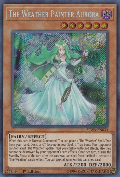 The Weather Painter Aurora [SPWA-EN034] Secret Rare | Odin's Place