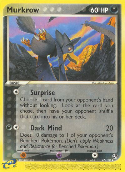 Murkrow (47/100) [EX: Sandstorm] | Odin's Place